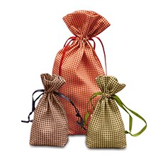 Cotton, Jute, Linen Fabric Bags  Pouches