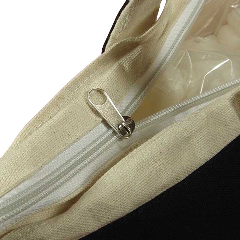 Zippered Heavy-Duty Canvas Tote Bag