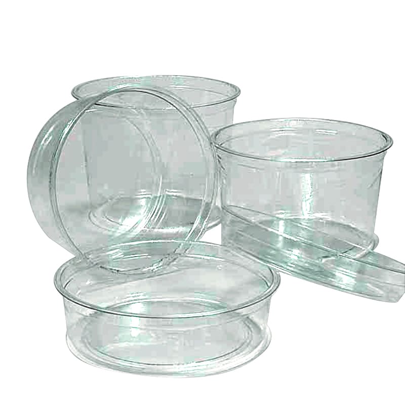 Clear Pet Round Food Containers