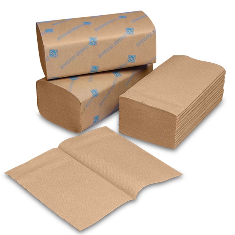 Brown Single Fold Towels