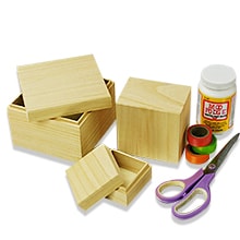 Wholesale unfinished wood boxes