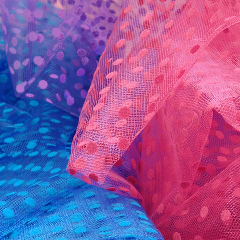 Polka Dot Tulle In Bolts