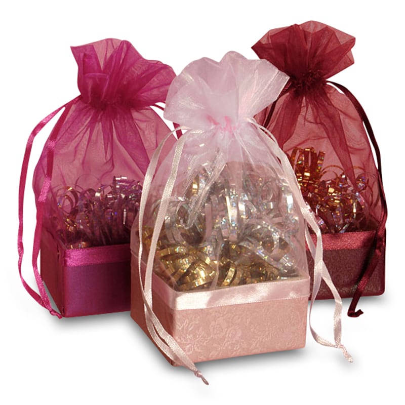 organza gift basket bags