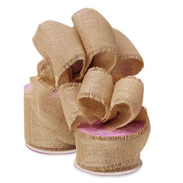 Natural Fine Burlap Ribbon