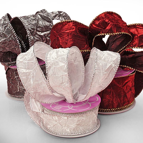 Download Crushed Satin Wired Ribbon