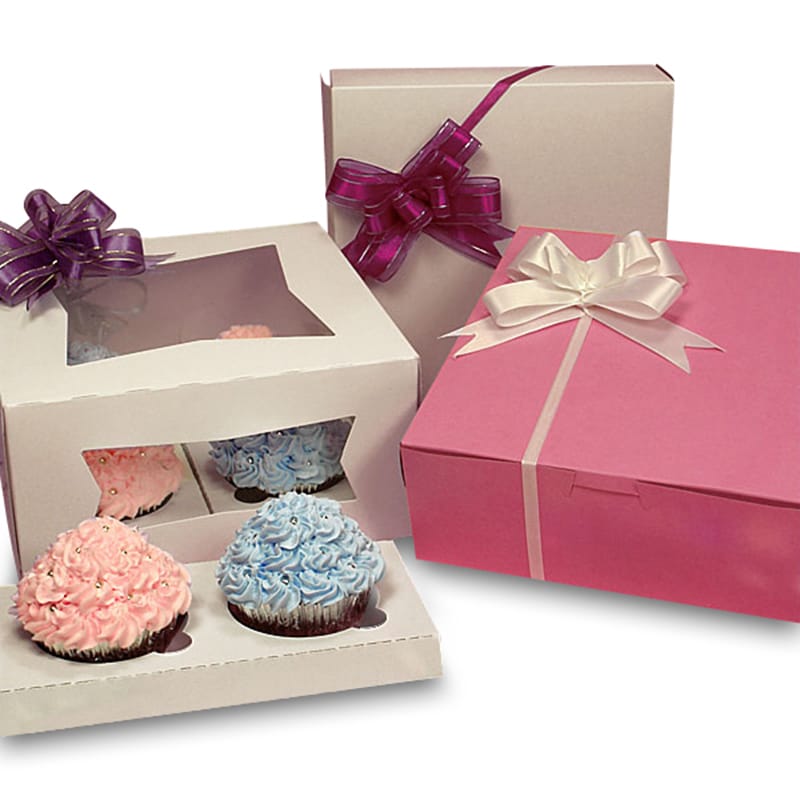 Four Standard Cupcake Boxes