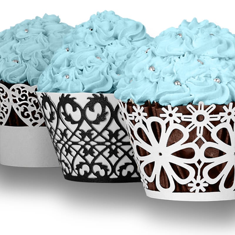 Die Cut Cupcake Wrappers Shop with Paper Mart