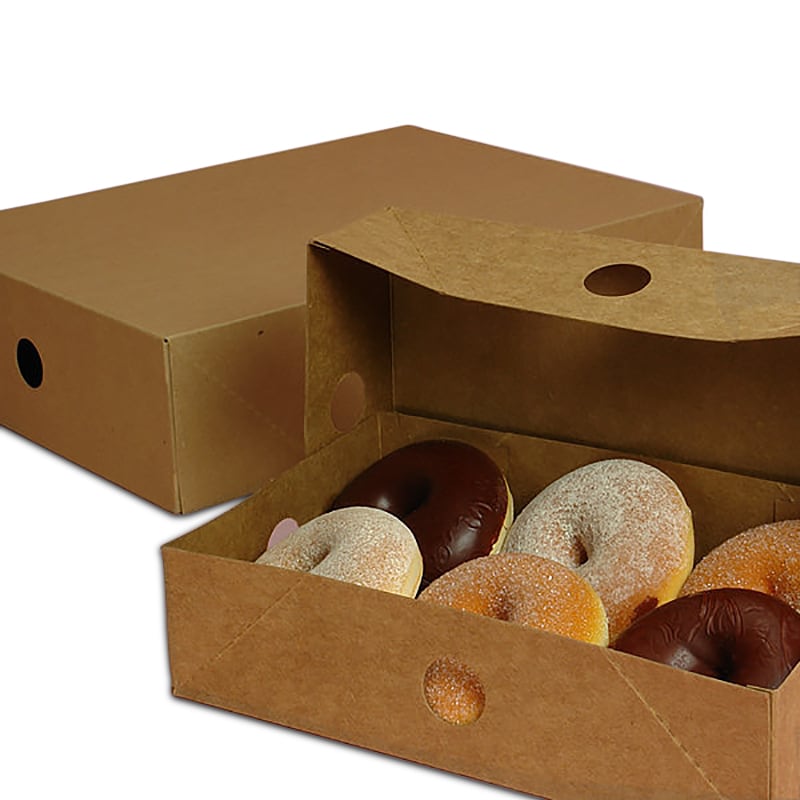 Donut Boxes w/ Lids | Wholesale Prices at Paper Mart