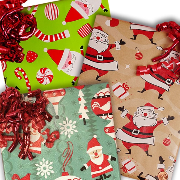 Santa Christmas Wrapping Paper 