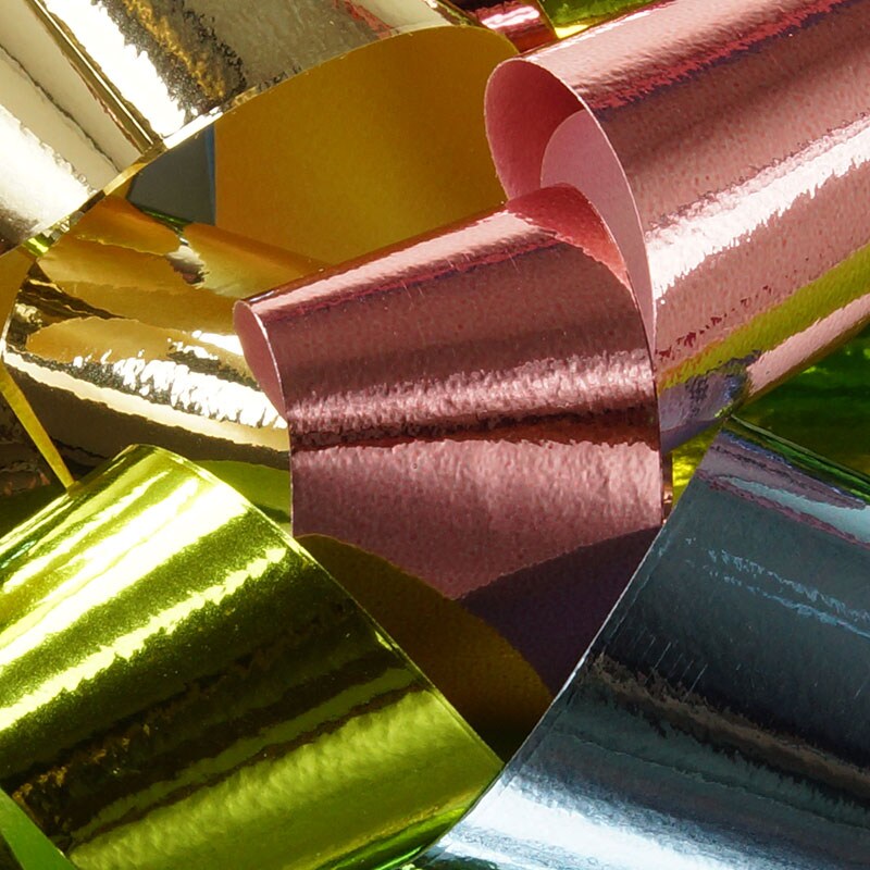 Metallic Finish Poly Ribbon