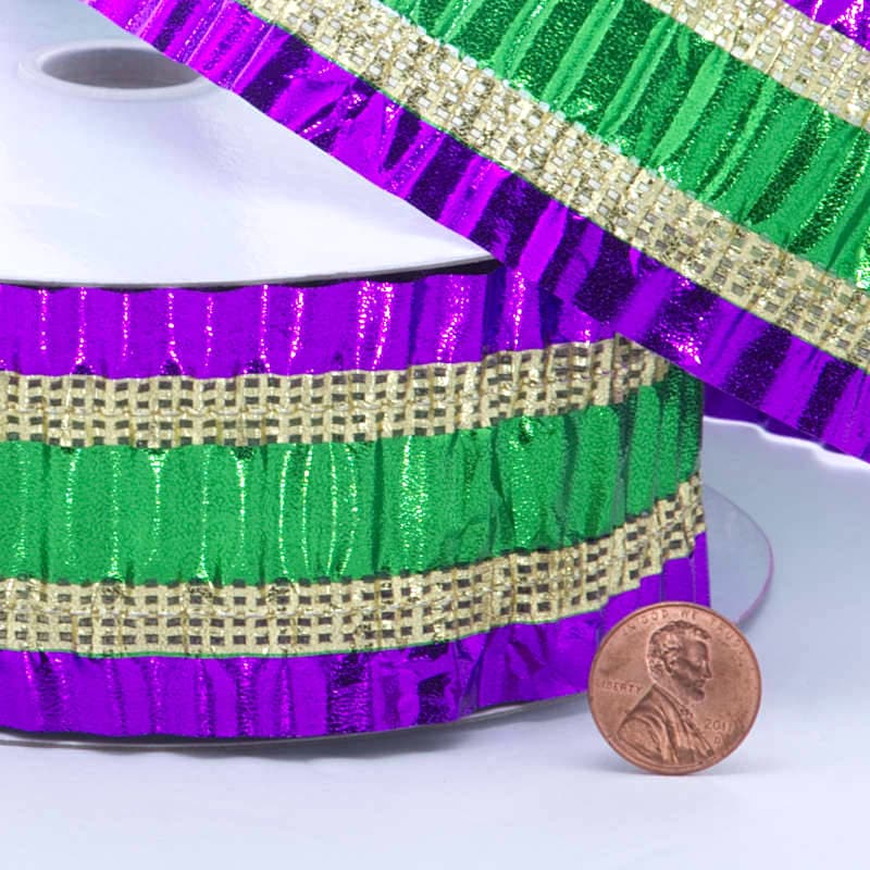 thin mardi gras ribbon