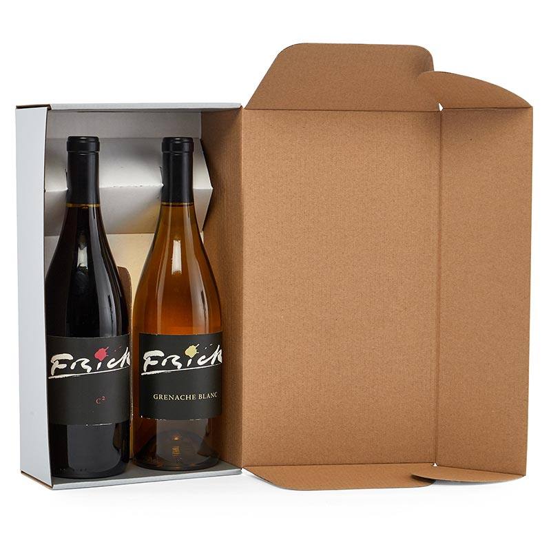 Cardboard Bottle Boxes With Dividers, Wholesale