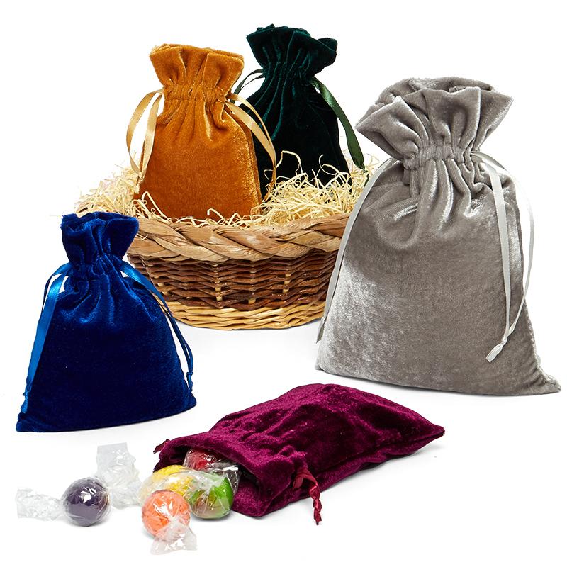 Large velvet 2024 gift bags