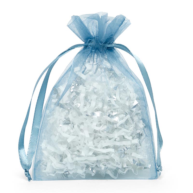 Blue Organza Bags