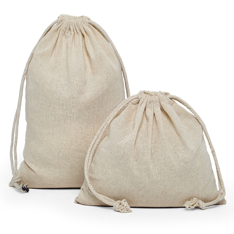 Muslin Gusset Pouches 4-1/2 inch x 1 1/2 inch x 7 inch | Quantity: 24 Gusset - 1 1/2 inch by Paper Mart