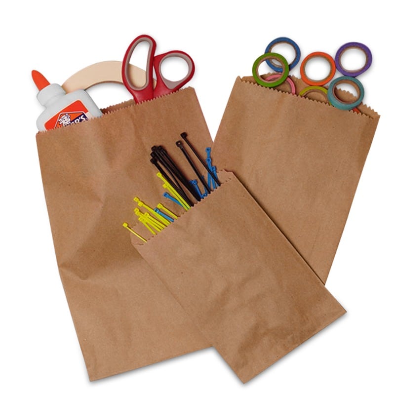 Patterned Flat Paper Bags  Express Polythene