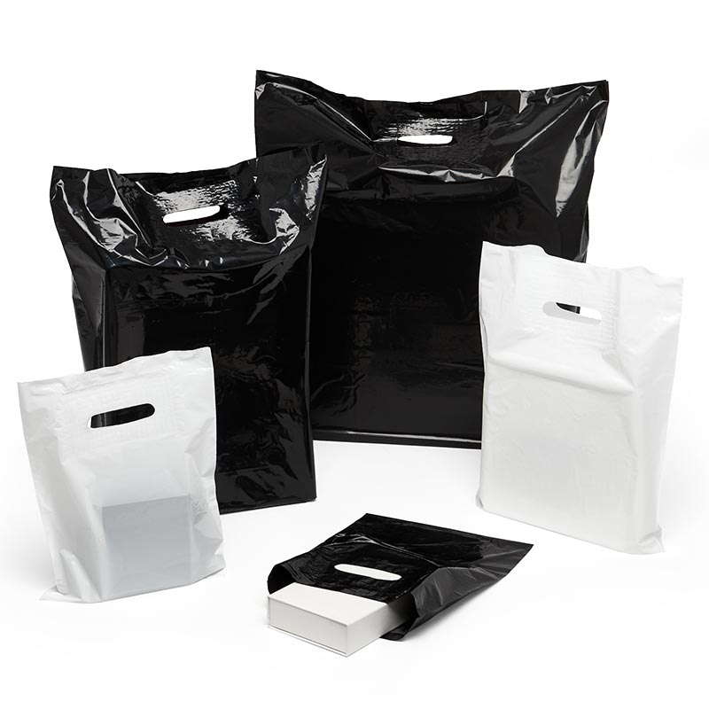 Patch Handle Plastic Handle Bags | Shop PaperMart.com