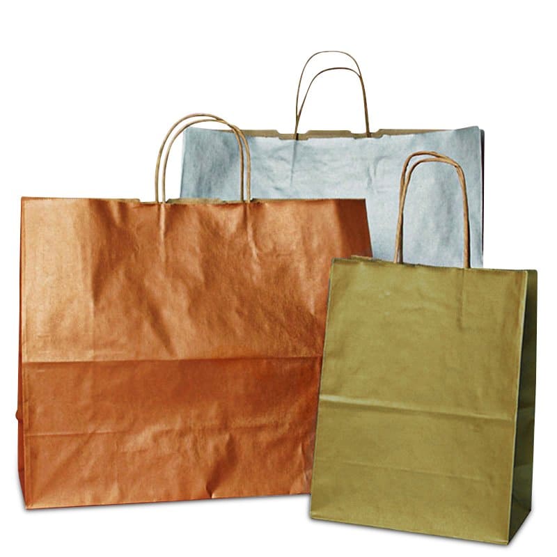 Silver Satin and Clear Vinyl Bags | Quantity: 12 | Width: 4 3/8 by Paper Mart