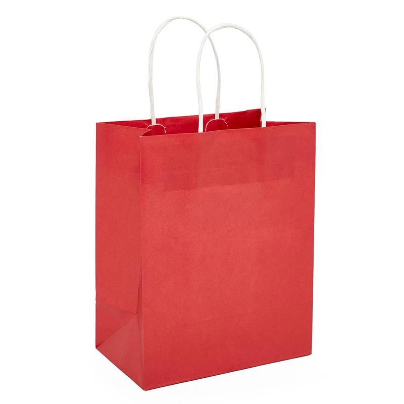 Buy Aspen Gloss Laminated Ivory Creame Paper Bag, AC-025-004 (Pack of 96)  Online At Best Price On Moglix