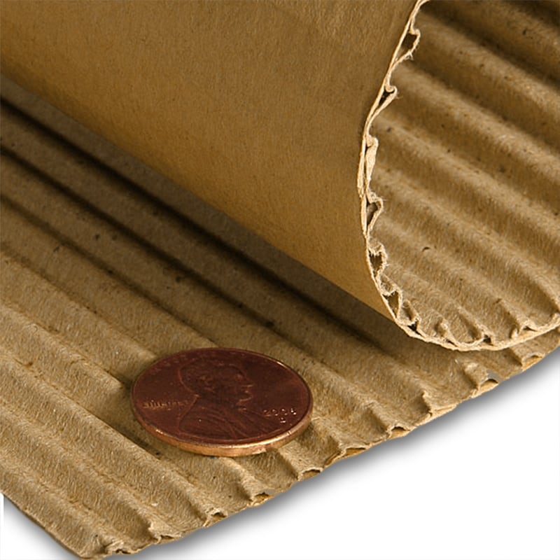 Corrugated Wrap Roll, 48 X 250', B Flute, White for $160.30