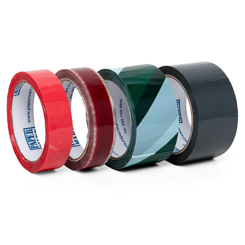 Packing tape with print. Masking tape for gift wrapping. A set of colored  packing tape with a decorative print. Stock Photo by ©grigvovan 26596799