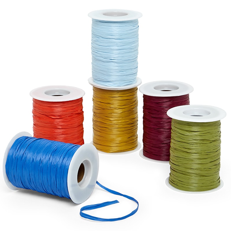 Kraft Raffia | Kraft Ribbon | Kraft String | Colored Matte Raffia Ribbon -  Kraft - 1/4in. x 100 Yds (pm4434800)