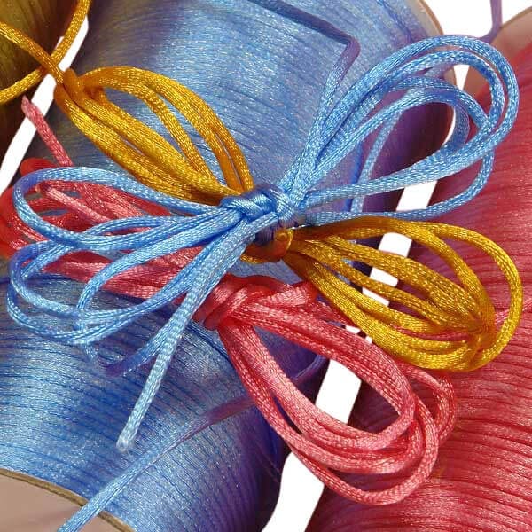 Multi Color Rat Tail Satin Cord Braided Rope Knotting Polyester Trim String  for Crafts/Braided Bracelet/Necklace - China Rattail Rope and Rattail Cord  price