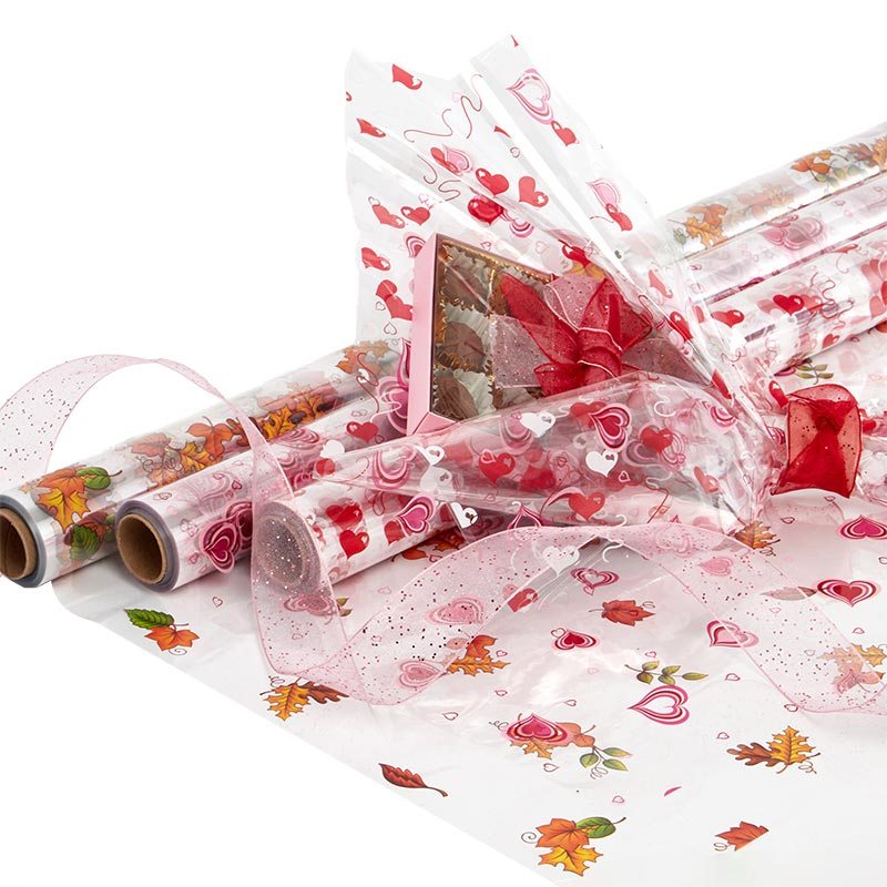 Christmas cellophane wrapping best sale paper