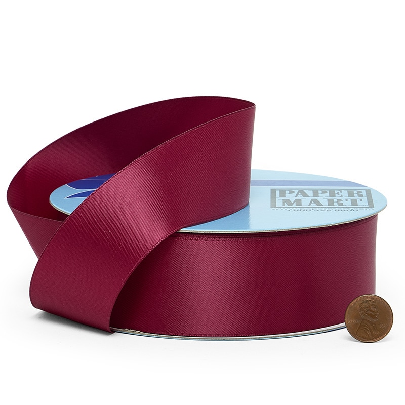 Double faced satin ribbon 1/2 inch wide - perfect for stabilizing
