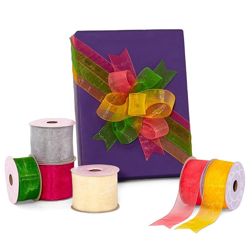 Shimmer Sheer Organza Ribbon | Shop Paper Mart