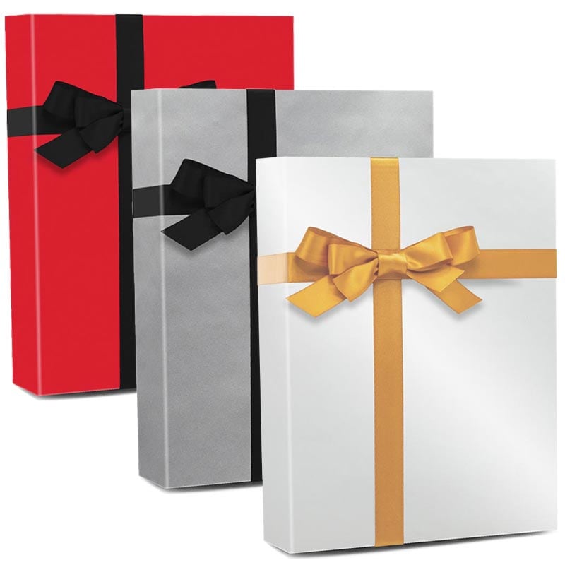 Red, white and gold Gift Wrapping