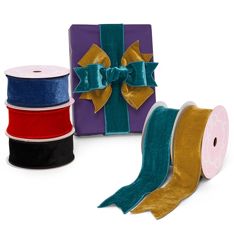 Velvet Wired Ribbon | Shop PaperMart.com