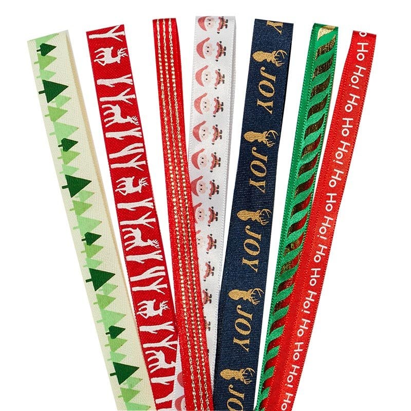 Narrow Christmas Ribbons, Christmas Ribbon