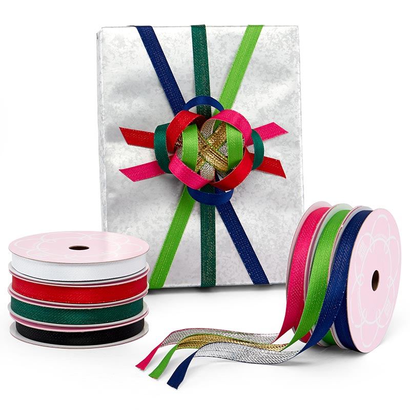 Bicolor Metallic Decorative Ribbon, Holiday Ribbons, Wholesale Ribbon  Manufacturer