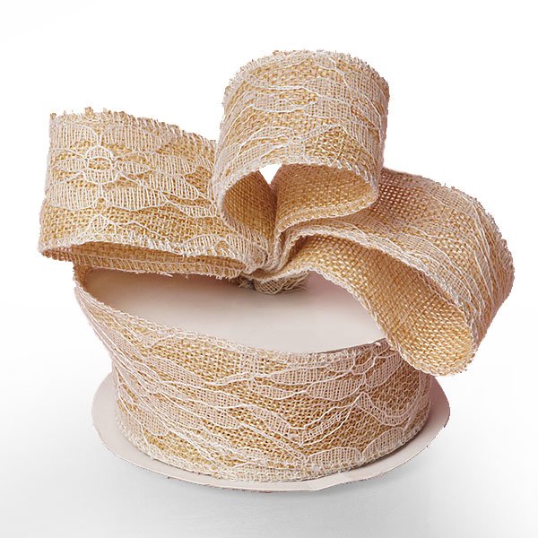 lace burlap ribbon