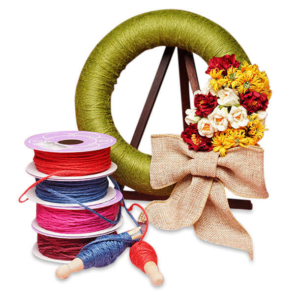 Jute outlet rope colored