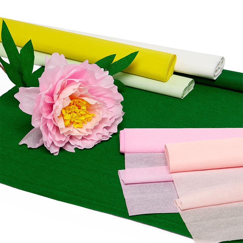 Cartotecnica Rossi Italian Crepe Paper roll 180 Gram - Nuanced