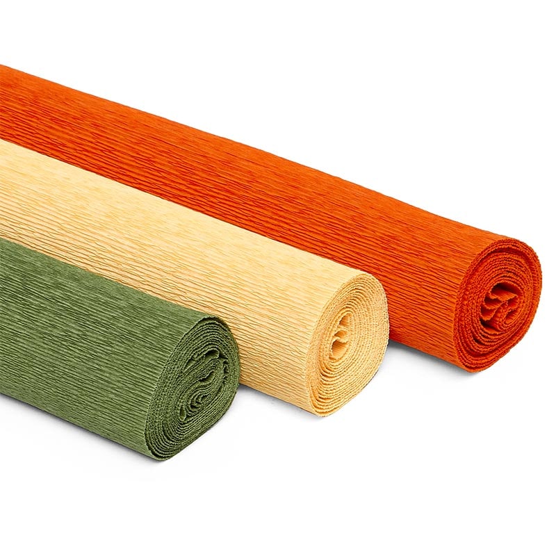 Heavy Duty Metallic Color Italian Crepe Paper Roll
