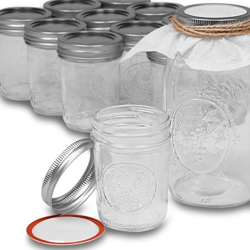 Glass Mason jars Bulk, Canning & Craft, 16 oz