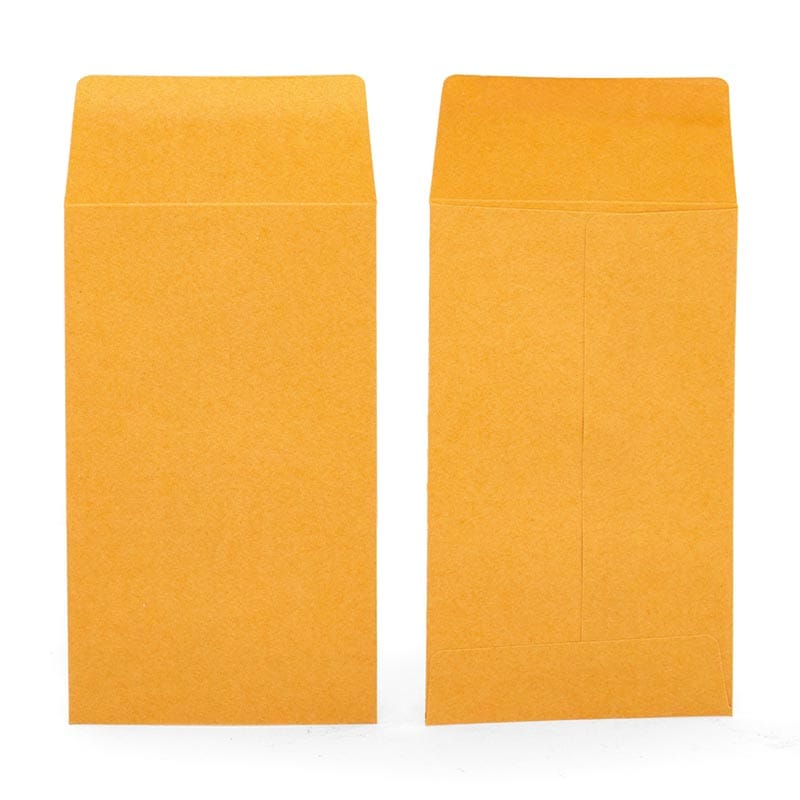 Coin Envelopes, 2-1/4 x 3-1/2, Gummed Seal, Manila, Box Of 500