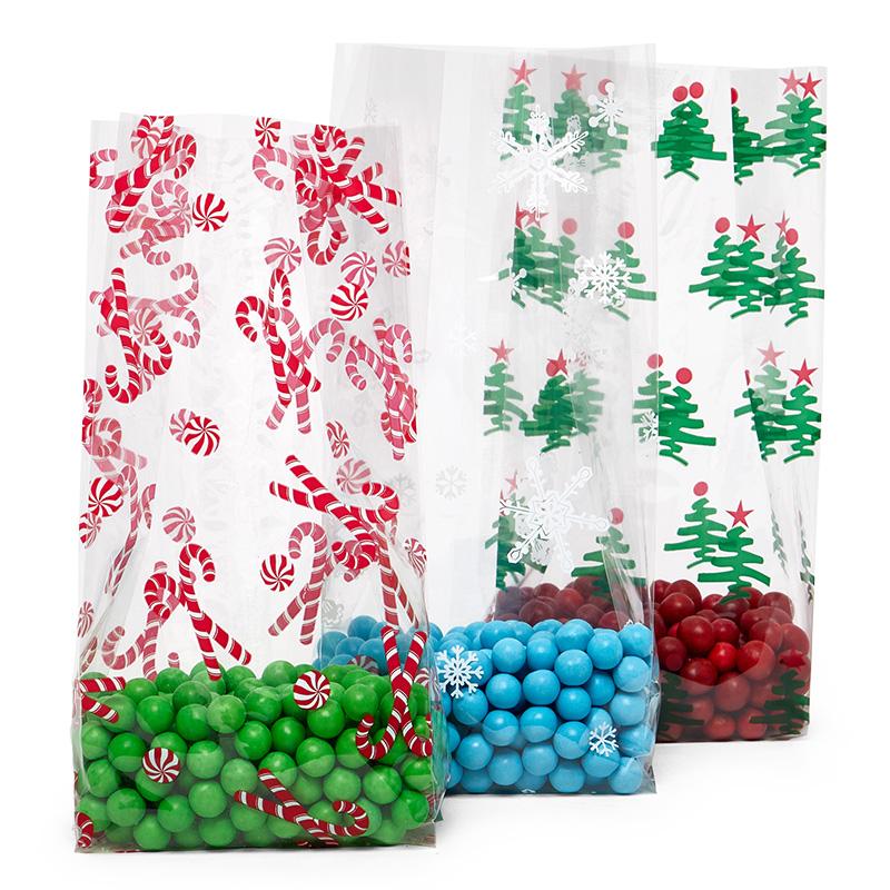 Toyvian Christmas Cellophane Bags, 200Pcs Xmas Clear Cello Candy Bags Goody  Bags, Christmas Gift Bags Wrapping Goodie Bags with Twist Ties : Amazon.in:  Home & Kitchen