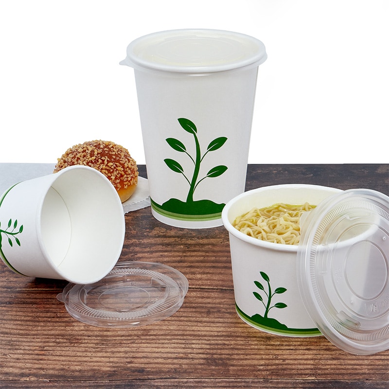 White Soup Containers & Lid (Sold Separately)