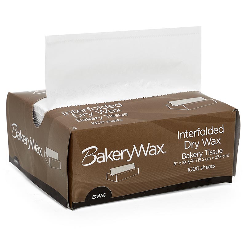 Interfolded Wax Wrap Paper, Bakery Tissue Sheets