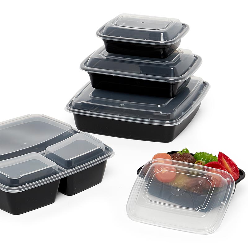 2 Piece PET Microwavable Containers