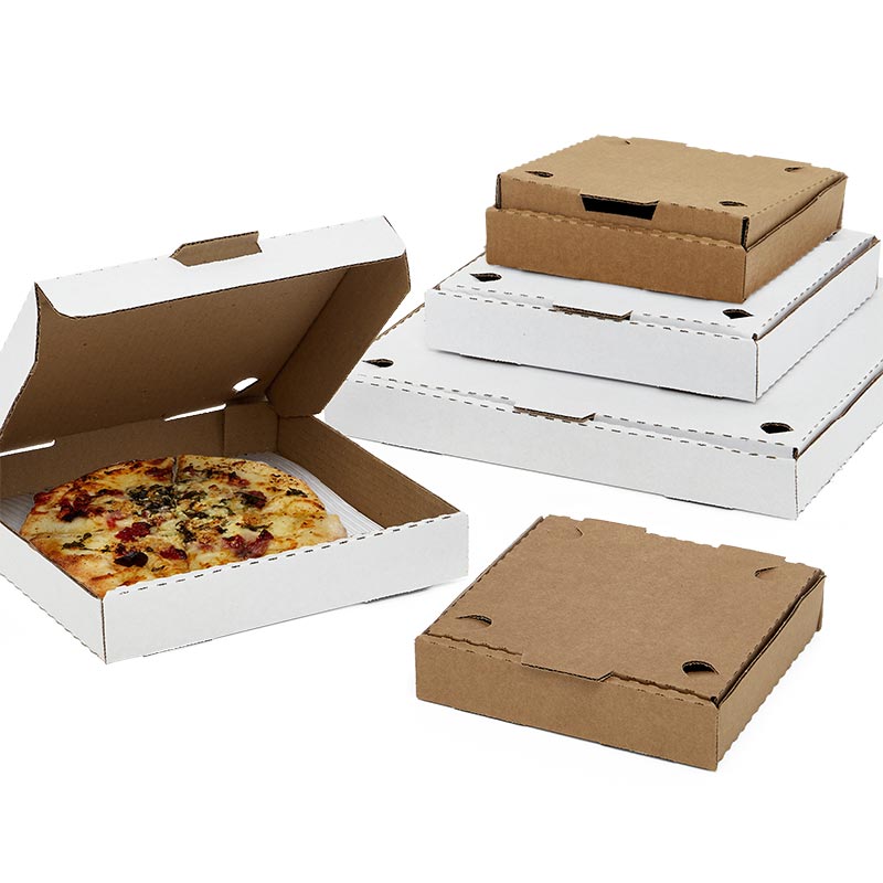 Choice 17 x 12 White Corrugated Pizza Box - 50/Case