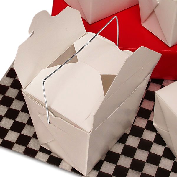 Clear P.E.T. Medium Chinese Take Out Boxes