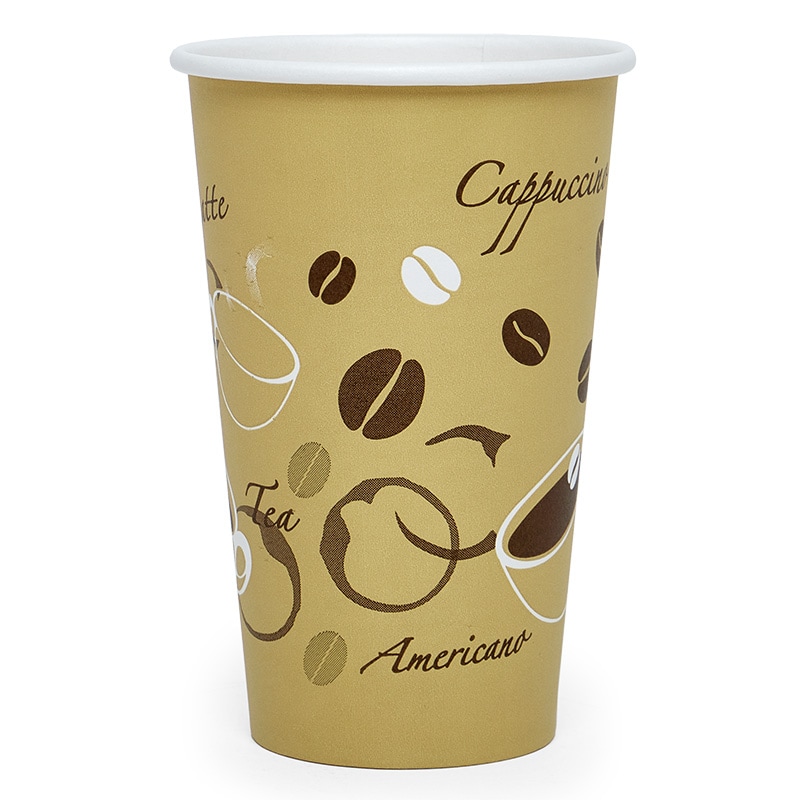 Pastel Hauntings Paper Coffee Cups, 16 oz, 8 ct