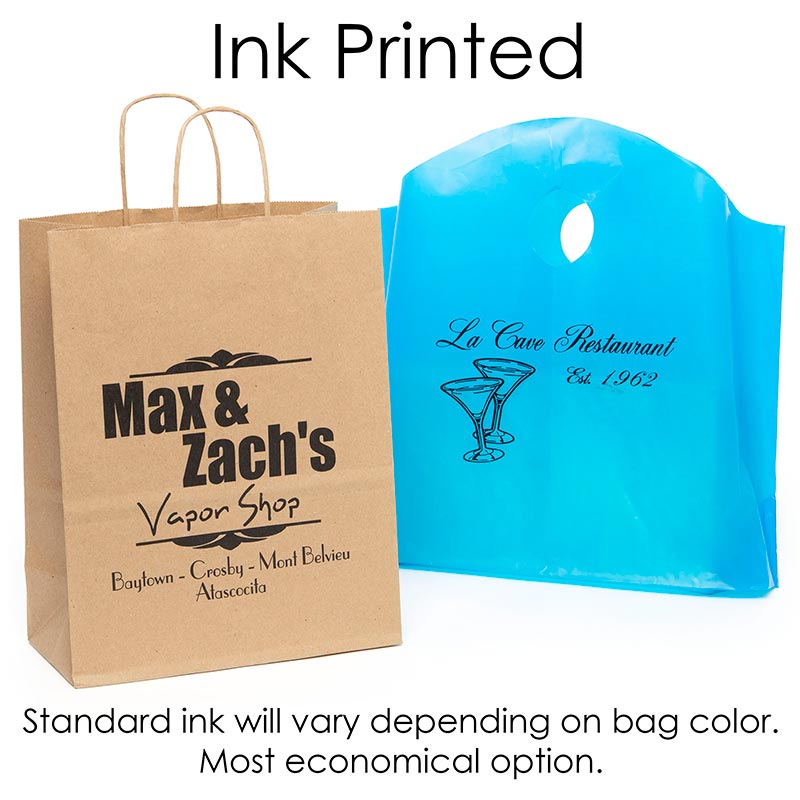 Custom Printed Takeout Plastic Bags