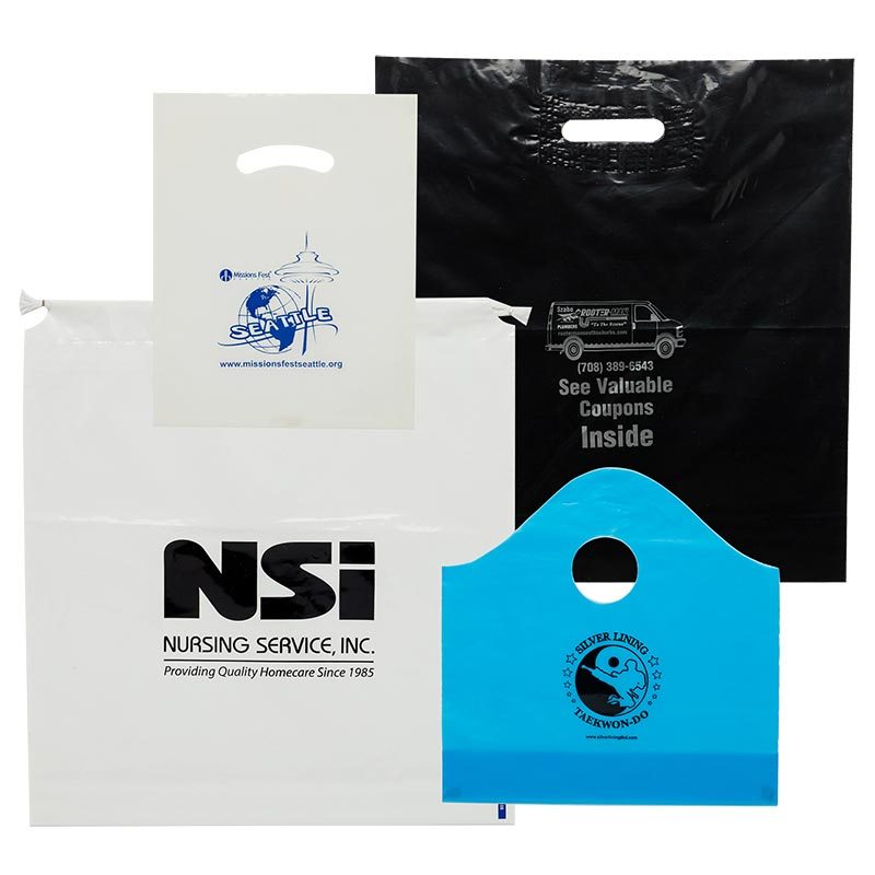 Custom Printed Plastic Bags for Promotions, Packaging and Shipping