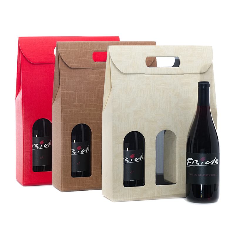 Wine Bottle Carriers & Tote Boxes